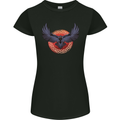 Dark Raven Norse Vikings Womens Petite Cut T-Shirt Black