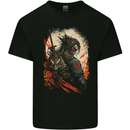 Dark Samurai Fantasy Warrior Kids T-Shirt Childrens Black