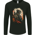Dark Samurai Fantasy Warrior Mens Long Sleeve T-Shirt Black