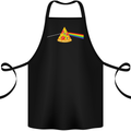 Dark Side of the Pizza Funny Food Cotton Apron 100% Organic Black