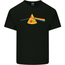 Dark Side of the Pizza Funny Food Kids T-Shirt Childrens Black