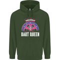 Darts Queen Funny Childrens Kids Hoodie Forest Green
