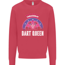 Darts Queen Funny Kids Sweatshirt Jumper Heliconia