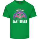 Darts Queen Funny Kids T-Shirt Childrens Irish Green