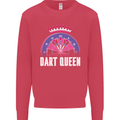 Darts Queen Funny Mens Sweatshirt Jumper Heliconia