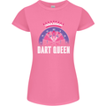 Darts Queen Funny Womens Petite Cut T-Shirt Azalea