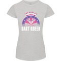 Darts Queen Funny Womens Petite Cut T-Shirt Sports Grey