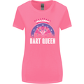 Darts Queen Funny Womens Wider Cut T-Shirt Azalea