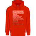 Dating My Granddaughter Grandparent's Day Mens 80% Cotton Hoodie Bright Red