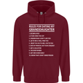 Dating My Granddaughter Grandparent's Day Mens 80% Cotton Hoodie Maroon