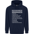 Dating My Granddaughter Grandparent's Day Mens 80% Cotton Hoodie Navy Blue