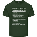 Dating My Granddaughter Grandparent's Day Mens Cotton T-Shirt Tee Top Forest Green