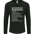 Dating My Granddaughter Grandparent's Day Mens Long Sleeve T-Shirt Black