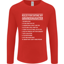 Dating My Granddaughter Grandparent's Day Mens Long Sleeve T-Shirt Red