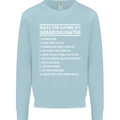 Dating My Granddaughter Grandparent's Day Mens Sweatshirt Jumper Light Blue