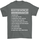 Dating My Granddaughter Grandparent's Day Mens T-Shirt Cotton Gildan Charcoal