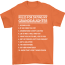 Dating My Granddaughter Grandparent's Day Mens T-Shirt Cotton Gildan Orange