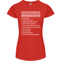 Dating My Granddaughter Grandparent's Day Womens Petite Cut T-Shirt Red