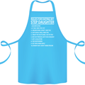 Dating My Step Daughter Funny Father's Day Cotton Apron 100% Organic Turquoise