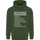 Dating My Step Daughter Funny Father's Day Mens 80% Cotton Hoodie Forest Green