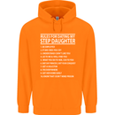 Dating My Step Daughter Funny Father's Day Mens 80% Cotton Hoodie Orange