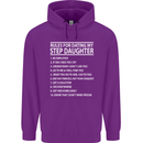 Dating My Step Daughter Funny Father's Day Mens 80% Cotton Hoodie Purple