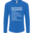 Dating My Step Daughter Funny Father's Day Mens Long Sleeve T-Shirt Royal Blue