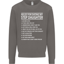 Dating My Step Daughter Funny Father's Day Mens Sweatshirt Jumper Charcoal