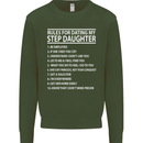 Dating My Step Daughter Funny Father's Day Mens Sweatshirt Jumper Forest Green