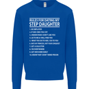 Dating My Step Daughter Funny Father's Day Mens Sweatshirt Jumper Royal Blue