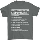Dating My Step Daughter Funny Father's Day Mens T-Shirt Cotton Gildan Charcoal