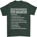 Dating My Step Daughter Funny Father's Day Mens T-Shirt Cotton Gildan Forest Green