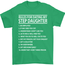 Dating My Step Daughter Funny Father's Day Mens T-Shirt Cotton Gildan Irish Green