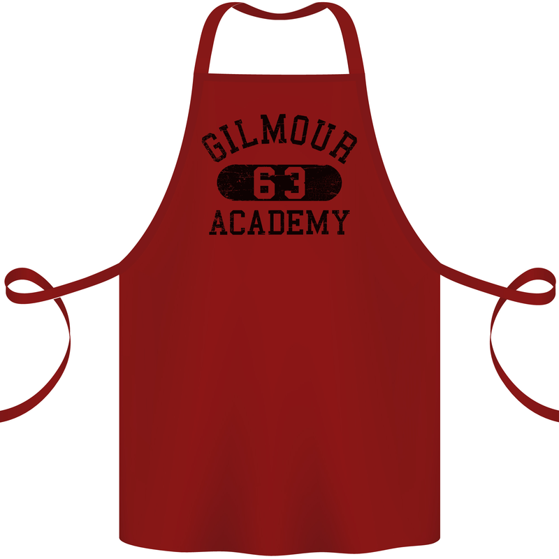 Dave Gilmour Academy 63 Cotton Apron 100% Organic Maroon