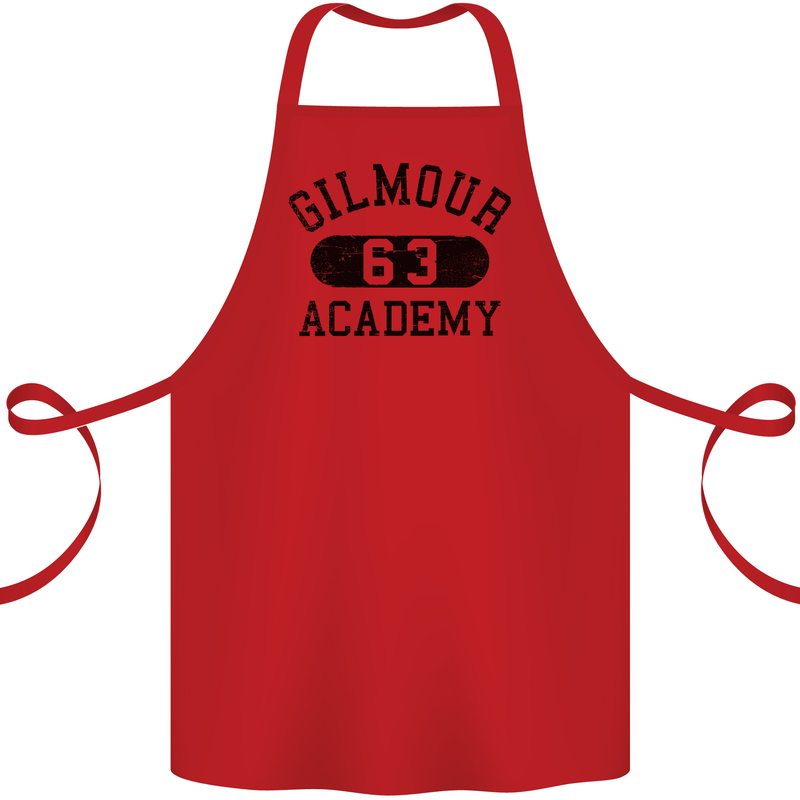 Dave Gilmour Academy 63 Cotton Apron 100% Organic Red