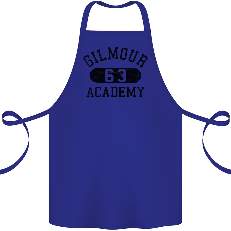 Dave Gilmour Academy 63 Cotton Apron 100% Organic Royal Blue
