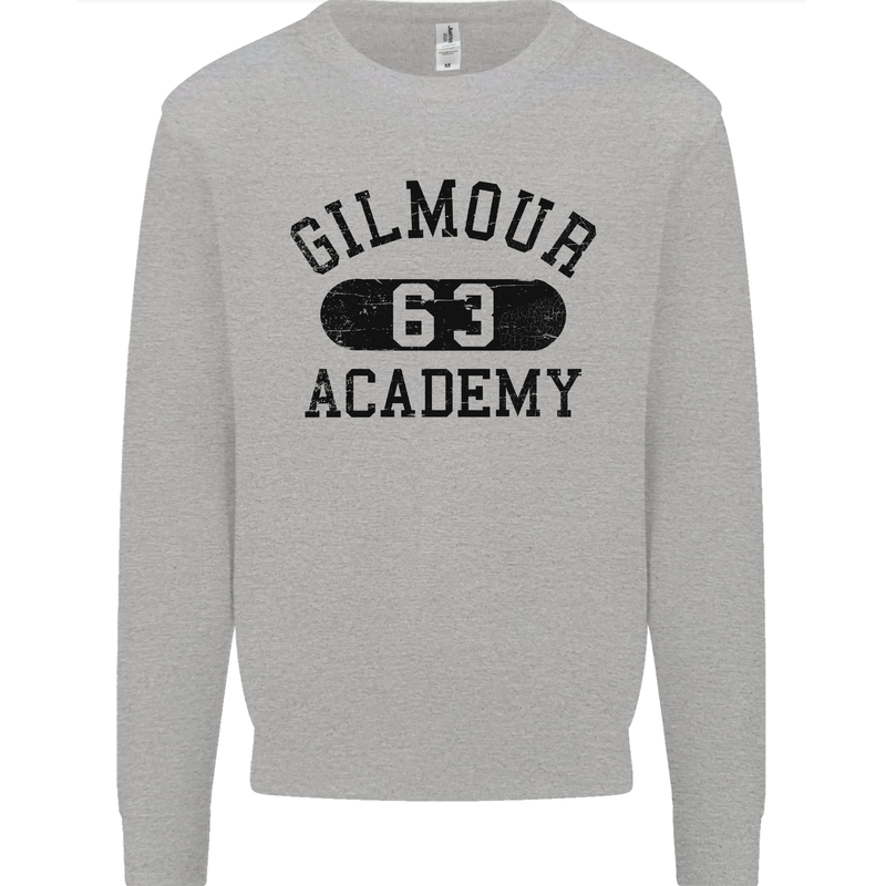 Dave Gilmour Academy 63 Kids Sweatshirt Jumper Sports Grey