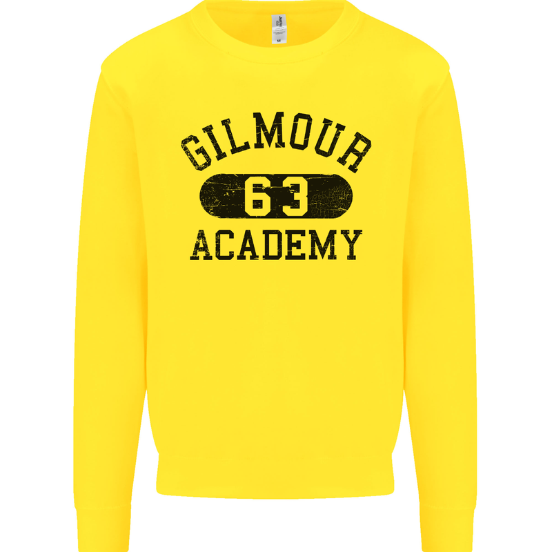 Dave Gilmour Academy 63 Kids Sweatshirt Jumper Yellow