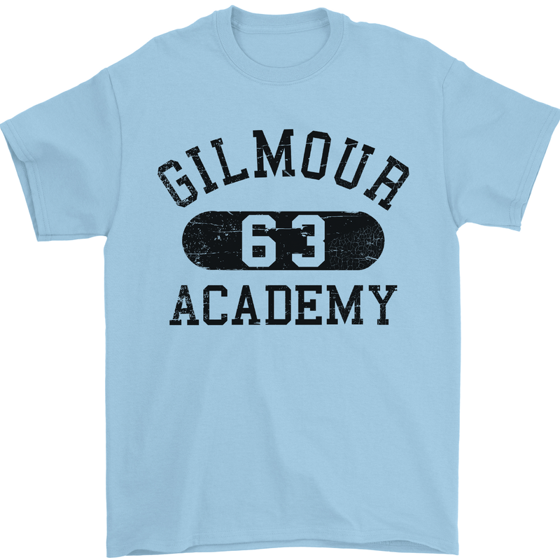 Dave Gilmour Academy 63 Mens T-Shirt Cotton Gildan Light Blue