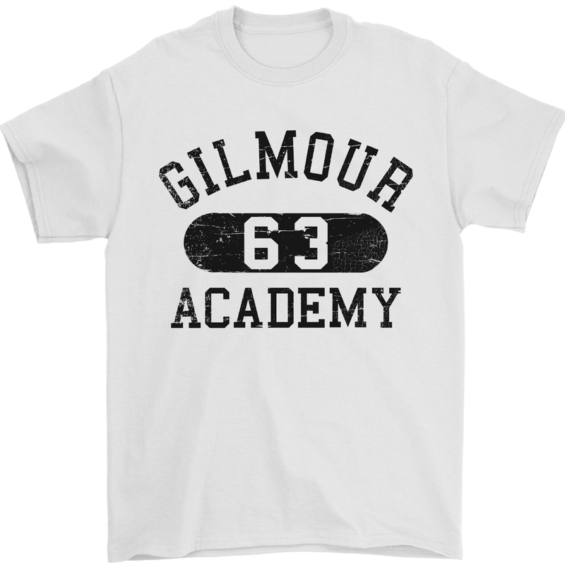 Dave Gilmour Academy 63 Mens T-Shirt Cotton Gildan White