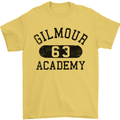 Dave Gilmour Academy 63 Mens T-Shirt Cotton Gildan Yellow
