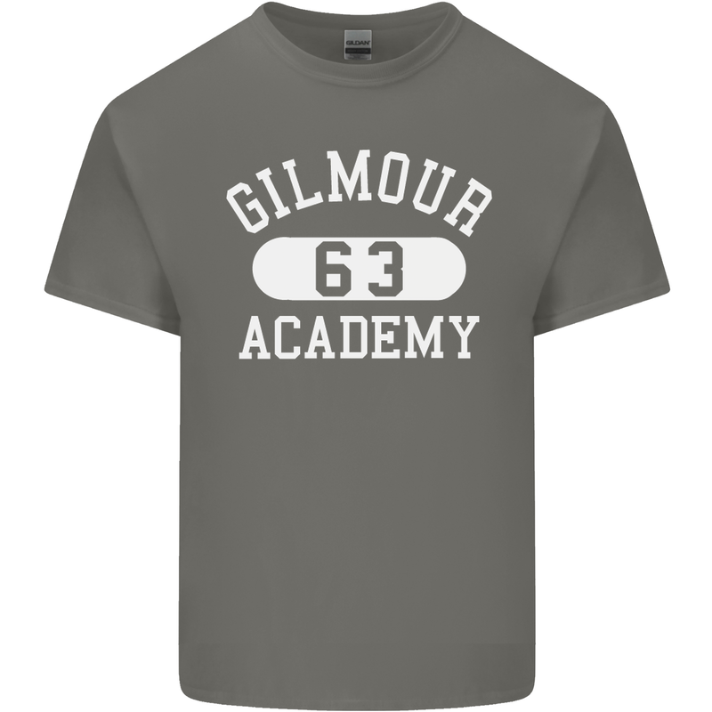 Dave Gilmour Academy Retro Rock Music Mens Cotton T-Shirt Tee Top Charcoal