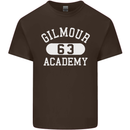 Dave Gilmour Academy Retro Rock Music Mens Cotton T-Shirt Tee Top Dark Chocolate