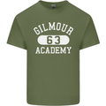 Dave Gilmour Academy Retro Rock Music Mens Cotton T-Shirt Tee Top Military Green