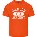 Dave Gilmour Academy Retro Rock Music Mens Cotton T-Shirt Tee Top Orange