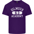 Dave Gilmour Academy Retro Rock Music Mens Cotton T-Shirt Tee Top Purple