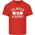 Dave Gilmour Academy Retro Rock Music Mens Cotton T-Shirt Tee Top Red