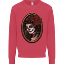 Day of the Dead La Catrina DOTD Sugar Skull Kids Sweatshirt Jumper Heliconia