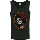 Day of the Dead La Catrina DOTD Sugar Skull Mens Vest Tank Top Black