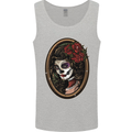 Day of the Dead La Catrina DOTD Sugar Skull Mens Vest Tank Top Sports Grey